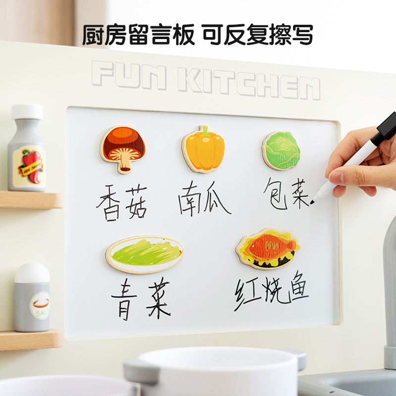 Estufa de simulación de cocina de madera de estilo nórdico