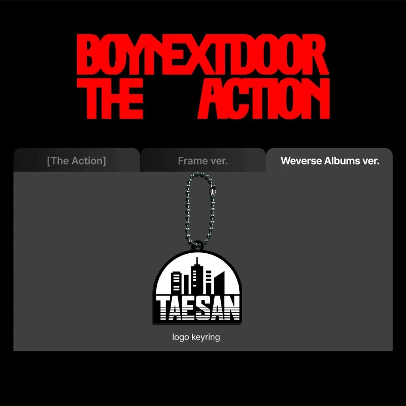 BOYNEXTDOOR пятый мини-альбом "The Action" официальный именной бейдж, акриловый подвес