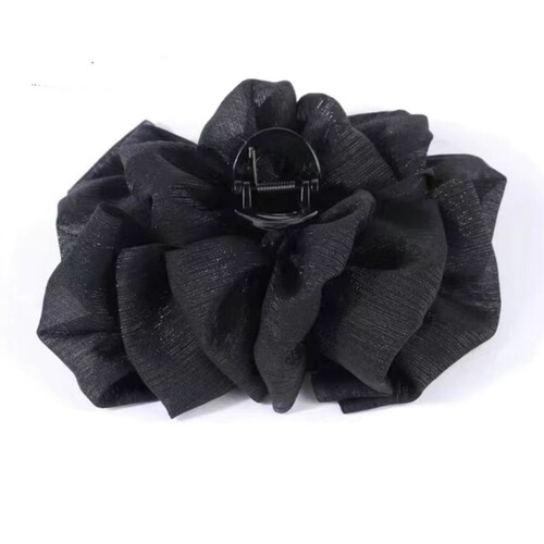 Silver Thread Butterfly Knot Bubble Clip for Women, New Model, Rear Hair Bun Volume Hair Clip, Low Ponytail Hair Pin, New Head Accessory