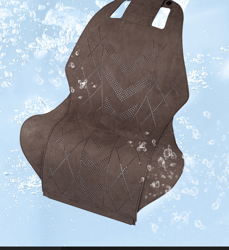 High-End Suede Car Seat Cushion, Single Seat, Universal for All Seasons, Winter Front and Passenger Seat Cushion