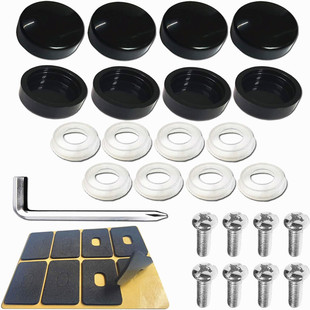 Cross-border hot sale license plate screw kit stainless steel anti-rust license plate screw machine plate bolt fastener kit
