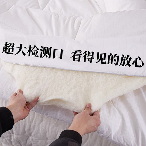 Australian cashmere blanket wool blanket 100% pure wool blanket core thick winter blanket spring and autumn blanket single air conditioner blanket
