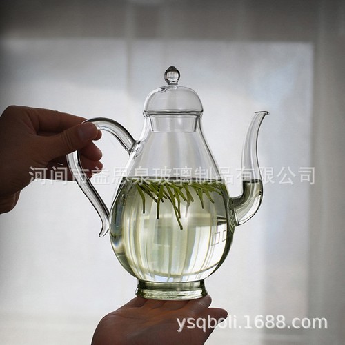 Chinese elegant retro beauty pot Qinghuan teapot set scented tea multi-use one pot two cups wine pot imperial concubine pot