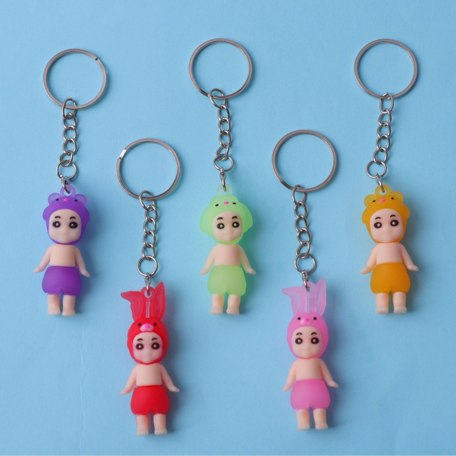 Inventario de tienda de ángel bebé llavero muñeca dulce dulce serie de genio accesorios colgantes de bolsas escolares image 4