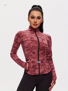Afz Women's Full Zip Long Sleeve Jacket with Stand Collar