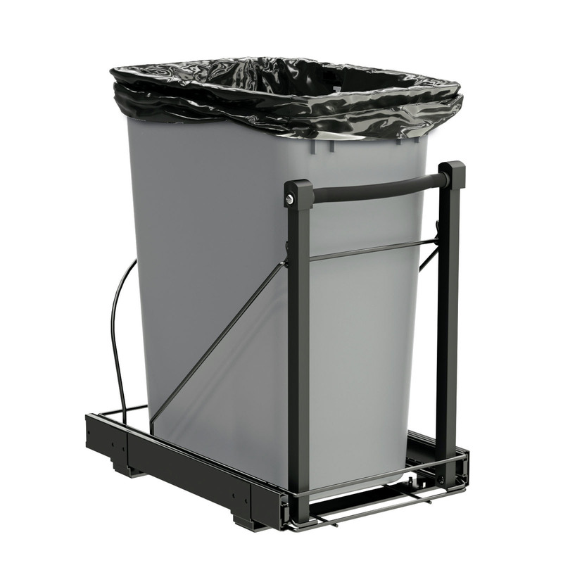 Cross-border Damping Paragraph Soft Closing Cabinet Pull down Out Garbage Slide Rack Small Batch