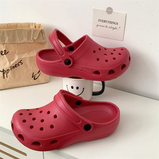 [Factory Wholesale] Croc Shoes for Men and Women, 2025 New Export Thick-Soled Eva Beach Sandals and Slippers