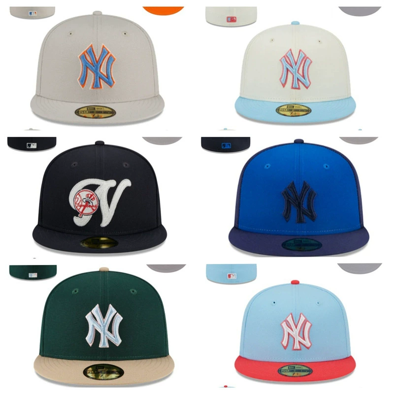 Baseball cap, multicoloured sun hat, sun protection, with embroidery