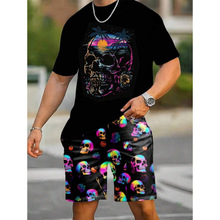 Z 50048 3D letter print men's short tee 3D ��ĸӡ����ʿ����