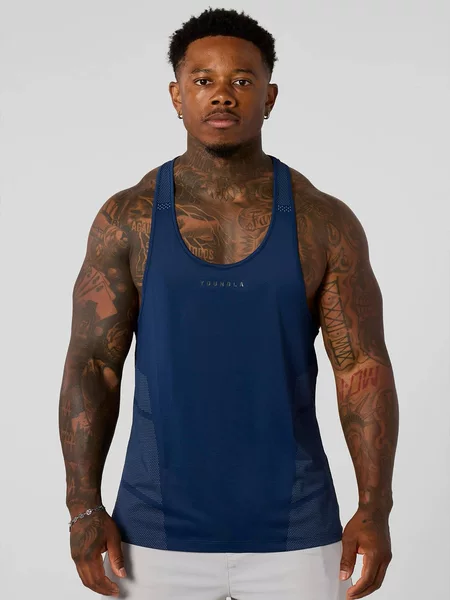 youngla cross-border American-style summer fitness men's sports running casual printed breathable tank top