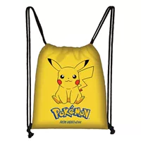 2024 новый Pikachu шт карманы духовный покемон детская сумка для покупок студентов на открытом воздухе мешок для веревки оптом горячей