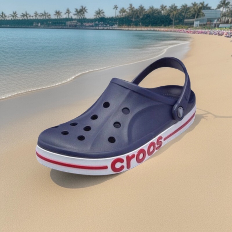 Cross Crocs-Style Shoes, Classic Model for Couples, Suitable for Outdoor Wear in Summer, Closed-Toe Sandals, Men's and Women's Beach Shoes, Wholesale