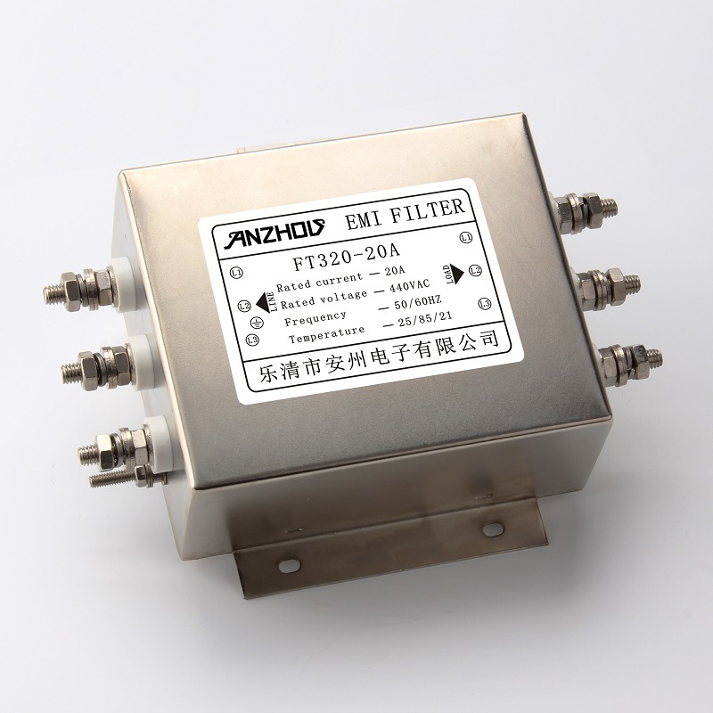 三相三线电源滤波器FT320-10A/FT320-20A/FT320-30A双节电感滤波