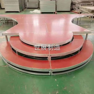 Aluminum alloy fast stage assembly activity lifting stage performance wedding folding mobile stage one board four leg dance