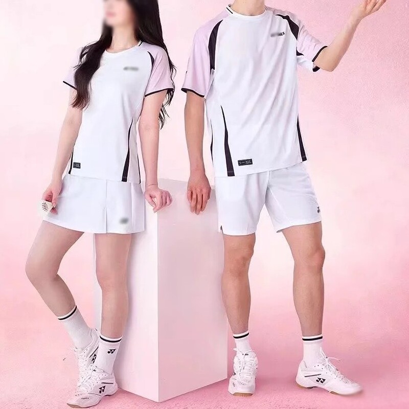2025新款韩版羽毛球短袖女装速干休闲运动比赛训练服可团购印字|undefined