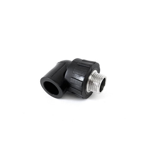 New material PE outer wire elbow 20-63 socket type wire elbow HDPE water supply pipe hot melt PE pipe fittings
