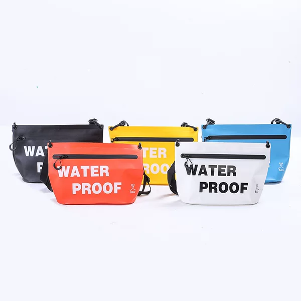 New Outdoor Zipper Crossbody Bag, Travel Shoulder Waterproof Bag, High-Looking Waterproof Bag for Men and Women, Wholesale