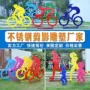 定制跑步自行车不锈钢雕塑