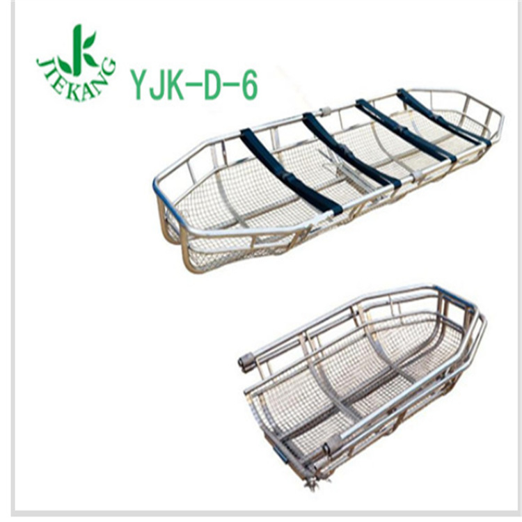 厂家现货分体式不锈钢篮式担架源头折叠金属网状船形担架高空救援