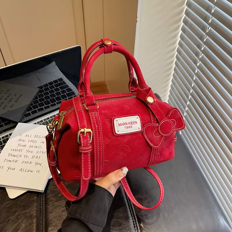 跨境手提包包女式2026新款百搭ins可爱枕头包韩系小众通勤斜挎包