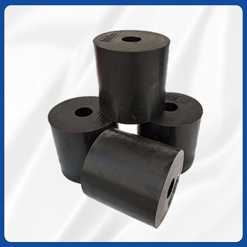 厂家生产振动筛配件 洗煤机用橡胶缓冲柱空芯橡胶墩 减震橡胶弹簧