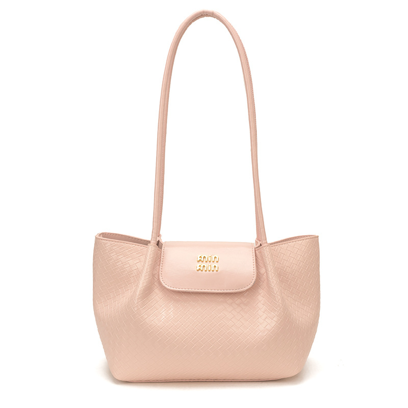 Bolsa de mano de moda francesa tejida para mujeres venta caliente nueva gran capacidad ocio ligero de lujo hombro único brazo bolso image 10
