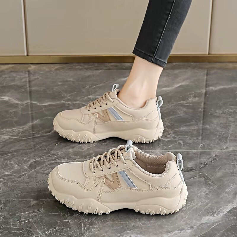 2026 Autumn New Women's Shoes: Breathable Dad Shoes, Korean Style Versatile Thick-Soled Soft-Soled Casual Sports Sneakers 2026 Autumn New Women's Shoes: Breathable Dad Shoes, Korean Style Versatile Thick-Soled Soft-Soled Casual Sports Sneakers