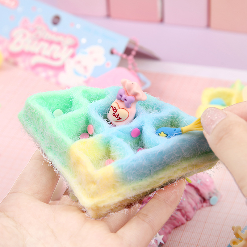 Descompresión pellizco Música comida jugar pellizco música juguete de descompresión TPR pellizco bolsa ciega pellizco música