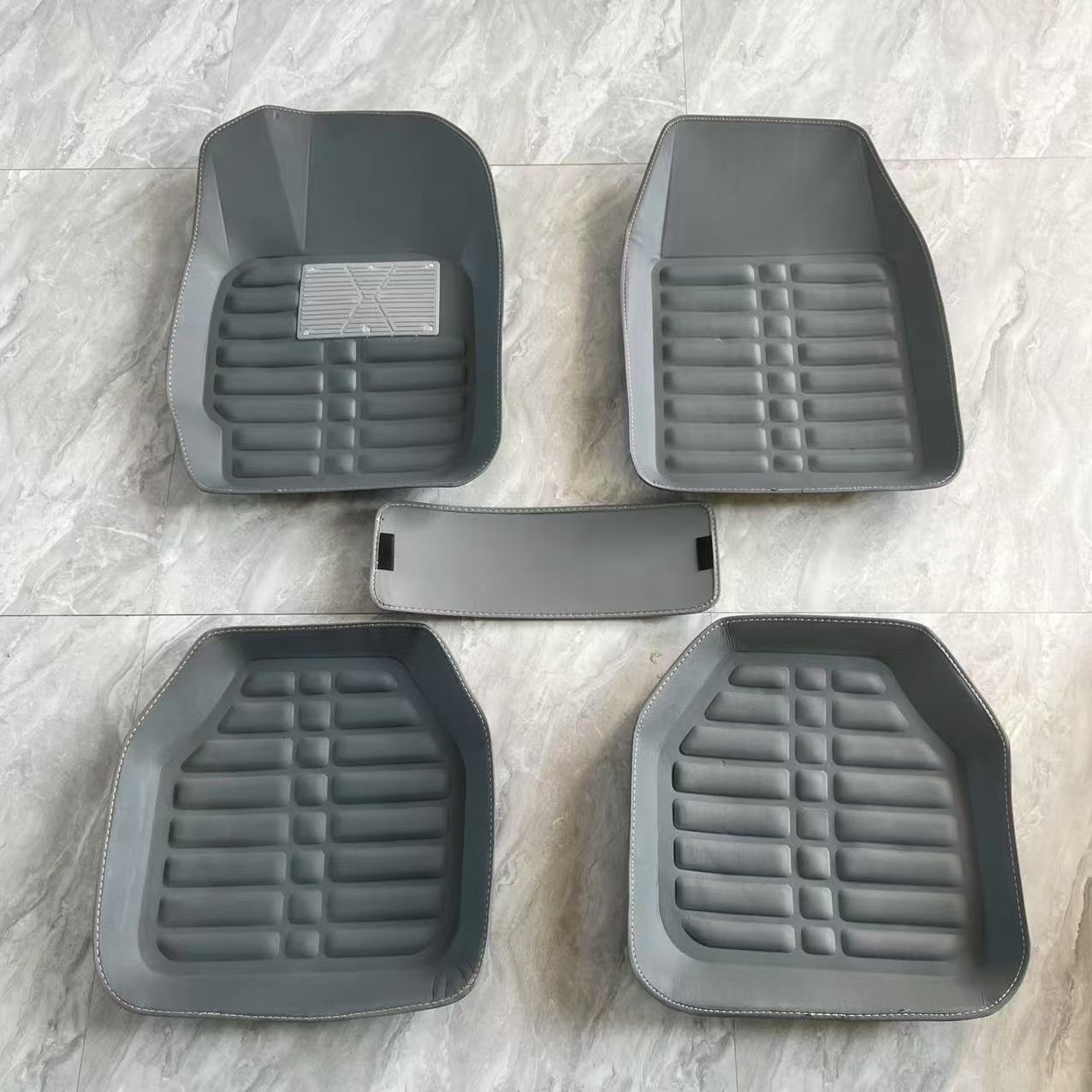 Amazon Wholesale One Generation Fat Temu Universal Car Mats Five Sets of Car Right-Hand Drive Mats