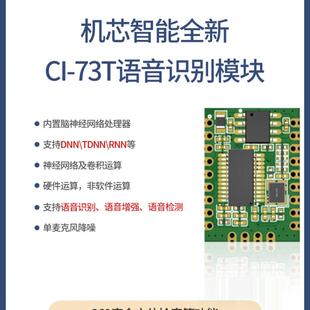 Speech Recognition Module Serial Port One-Click Download Ai Offline Voice Development Board Ai Control Module Ci-73T