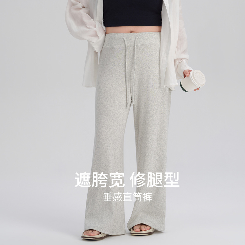 Plus-Size Yoga Straight-Leg Pants for Women, 2026 Spring New Style, Drapey and Slimming, Dance Fitness Loose Sports Long Pants Plus-Size Yoga Straight-Leg Pants for Women, 2026 Spring New Style, Drapey and Slimming, Dance Fitness Loose Sports Long Pants