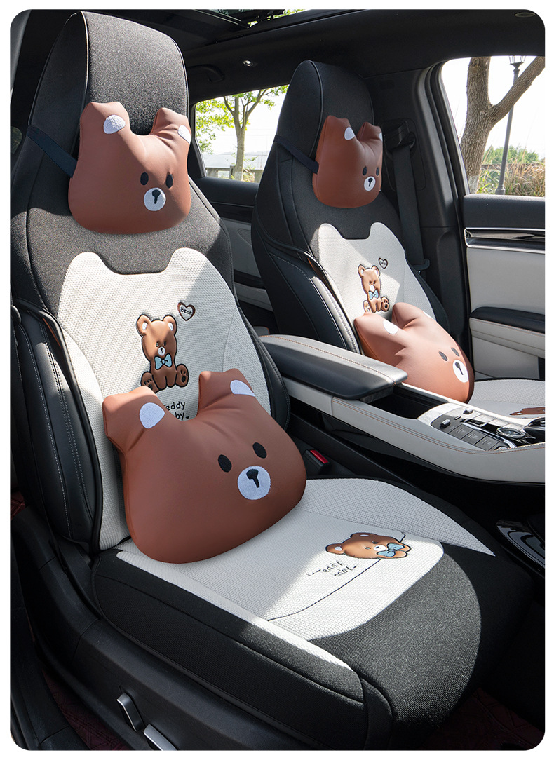 BYD Song plusdmi Cotton Linen Seat Cover Semi-enclosed Breathable Summer Cushion Proev Four Seasons Linen Seat Cover