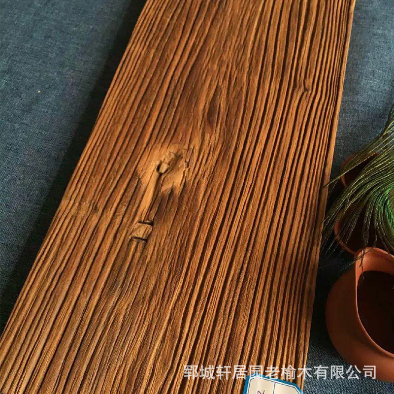 Wholesale weathering wood board old elm door board tea table Bar Board old wood Wenwan bracelet photography photography background board
