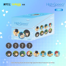 潮可玩 正版授权FREE!男子游泳部 悠闲系列双闪冰箱贴盲盒松冈凛