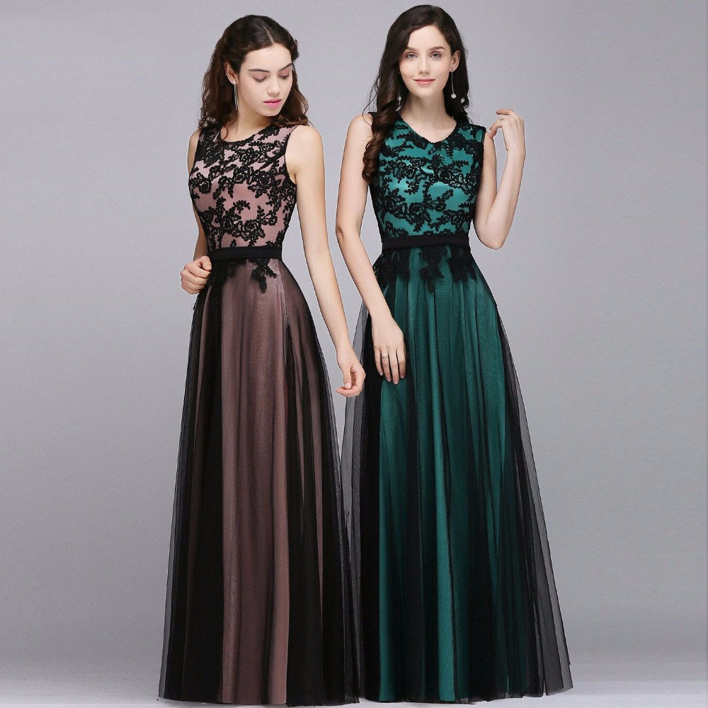 Summer lace elegant long evening dress