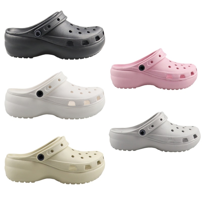 Zapatos con agujeros Zapatos de mujer Nubes Summer Baotou Sandalias y zapatillas Antideslizantes y transpirables Sandalias de fondo grueso para exteriores Zapatos de playa