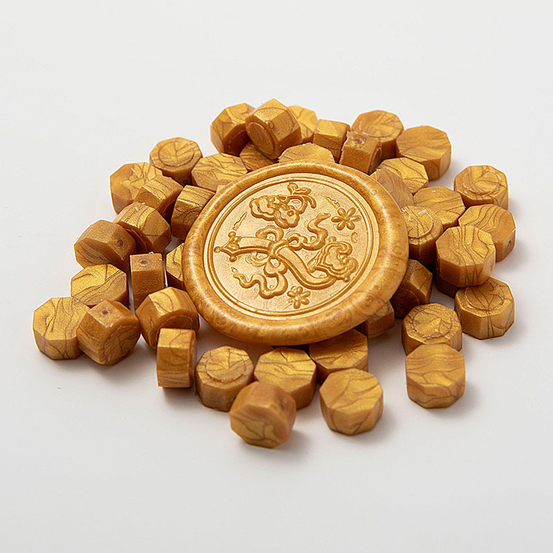 Cera de pintura al fuego, juego completo de sellos de pintura al fuego, octogonal, transparente, colorido, bolsa de colores mezclados, cera, venta al por mayor barata