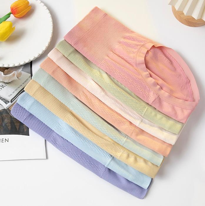 Solid Color Breathable High Waist Panties display picture 4
