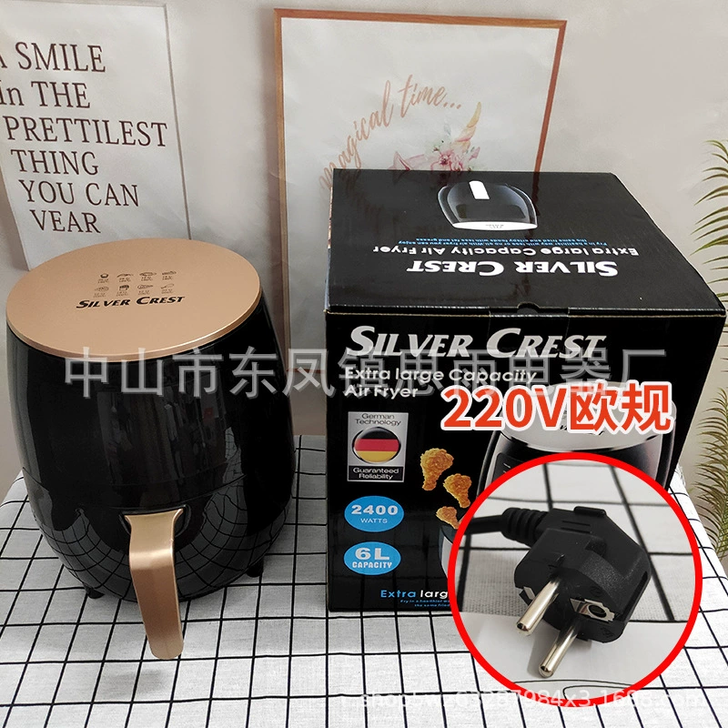 Фритюрник на воздухе (Silver Crest) S-18, 6 л, сенсорный умный фритюрник, большой объем