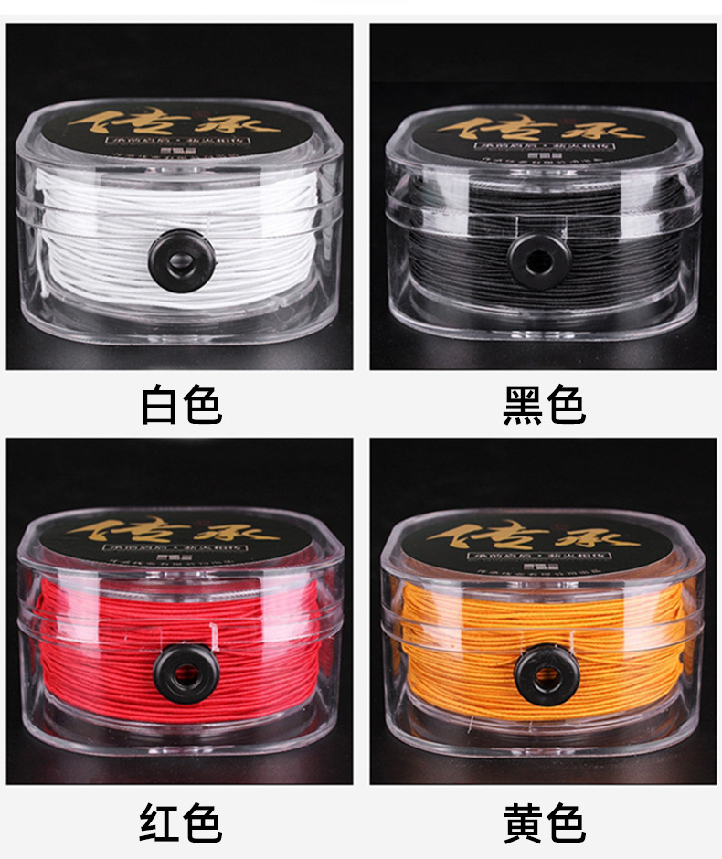 包芯弹力线串珠绳文玩佛珠线手链绳-穿紫檀金刚星月菩提手串绳子