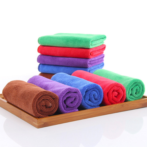 Fine Fiber Cleaning Cloth, Car Wash Towel, Absorbent Wipe, 420g, 30*30, Hook, Multi-purpose Car Wash Towel