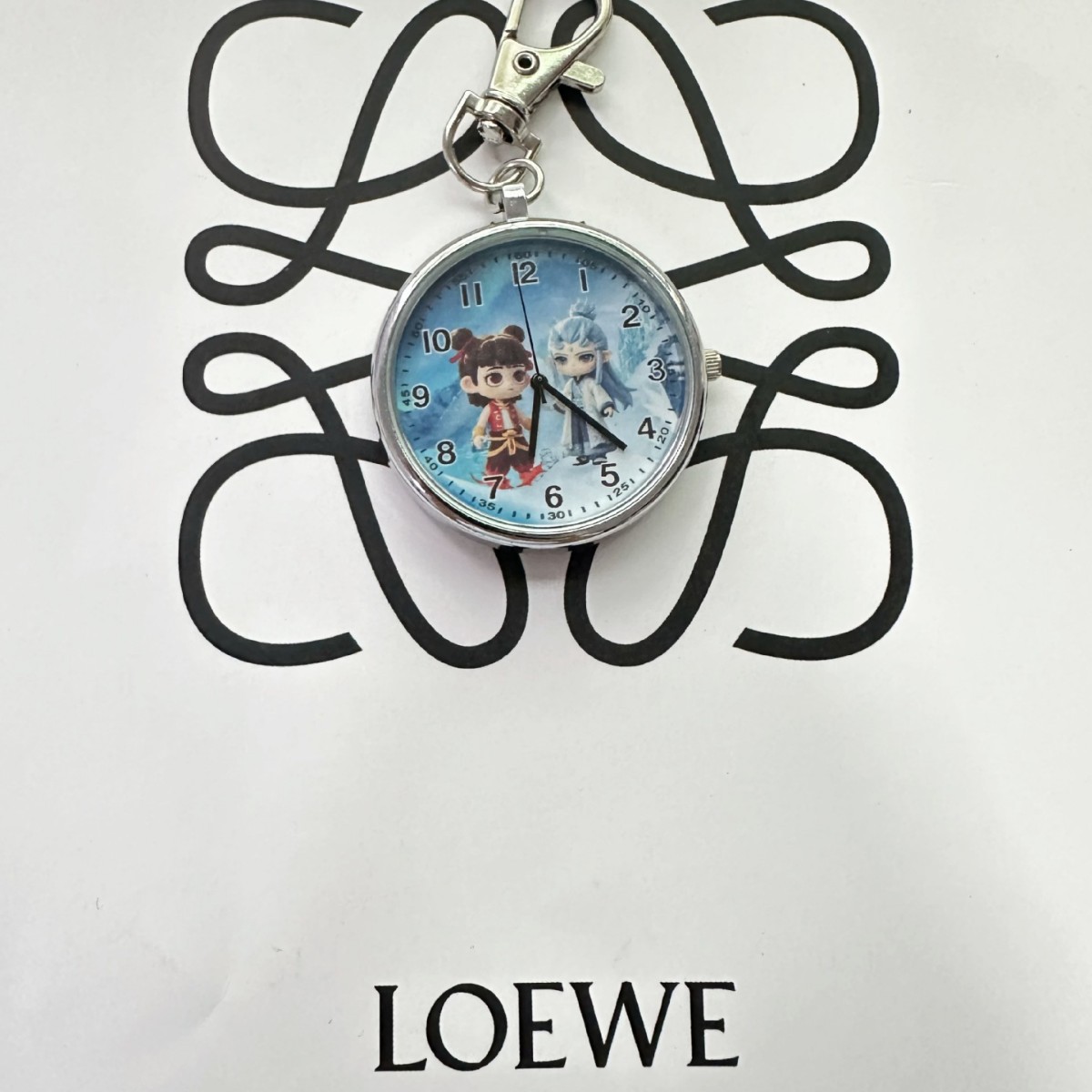 Nezha's Magic Child's New Style Pocket Watch, Watch, Hanging Watch, Student Boys and Girls, Children's Peripheral Watches