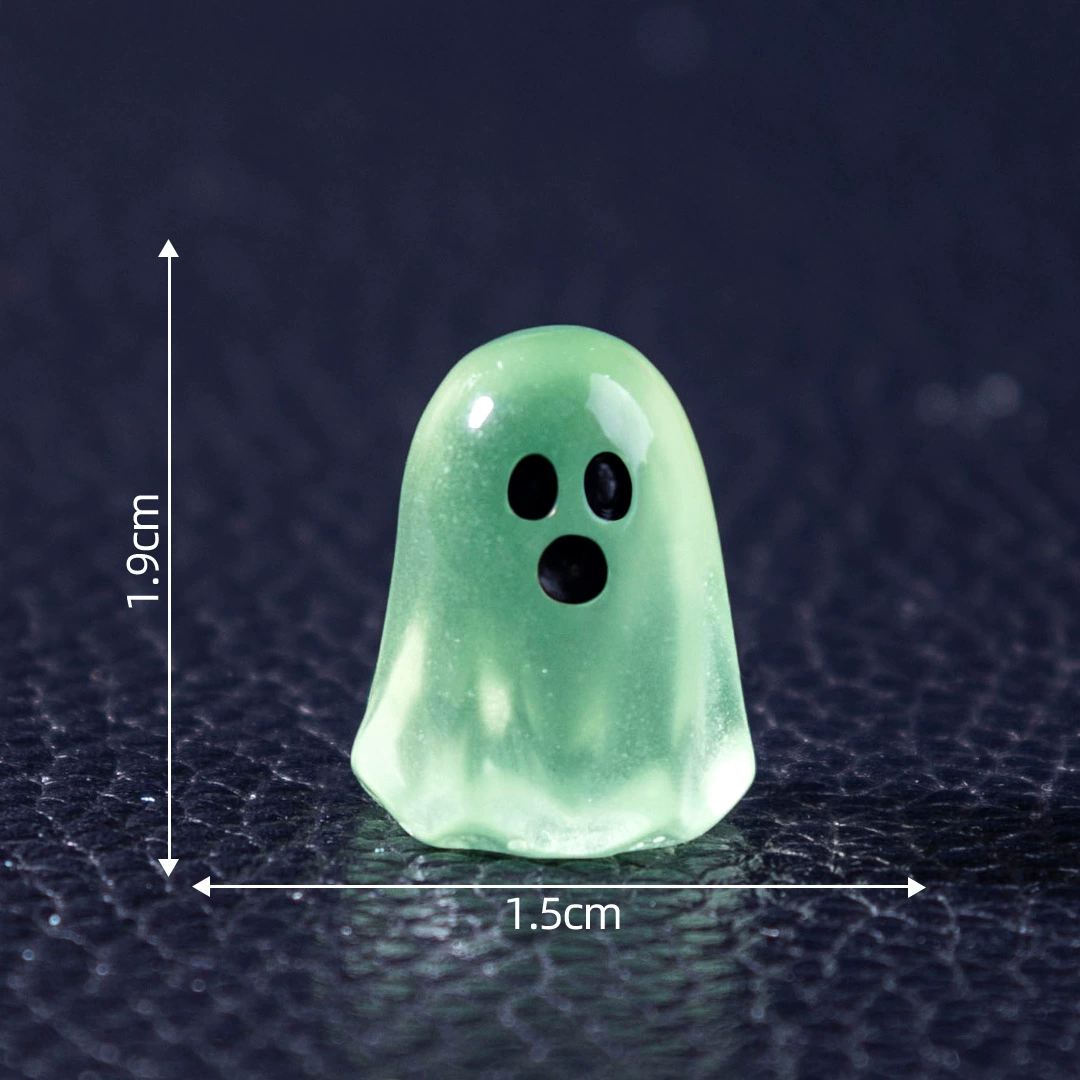 Creative ghost small decorations with accessories, DIY decoration, micro landscape, halloween