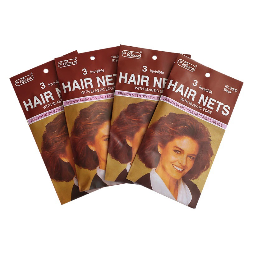 3 шт./Упак. Завод прямой ультра-тонкий Невидимый нейлоновый сетчатый мешок стюардесса Профессиональный конверт для волос сетка для волос упаковка