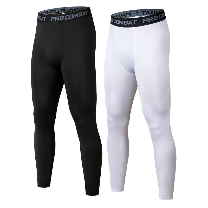 Cross-Border Spot Running Stretch Fitness Pants Basketball Leggings Cycling Breathable Quick-Drying Pants Men's Sports Tights Cross-Border Spot Running Stretch Fitness Pants Basketball Leggings Cycling Breathable Quick-Drying Pants Men's Sports Tights