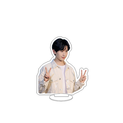 Cheng Yi Mini Standing Sign, 6cm Humanoid Acrylic Double-Sided Sandwich Desk Decor – A Cherished Souvenir & Fan Support Gift from 