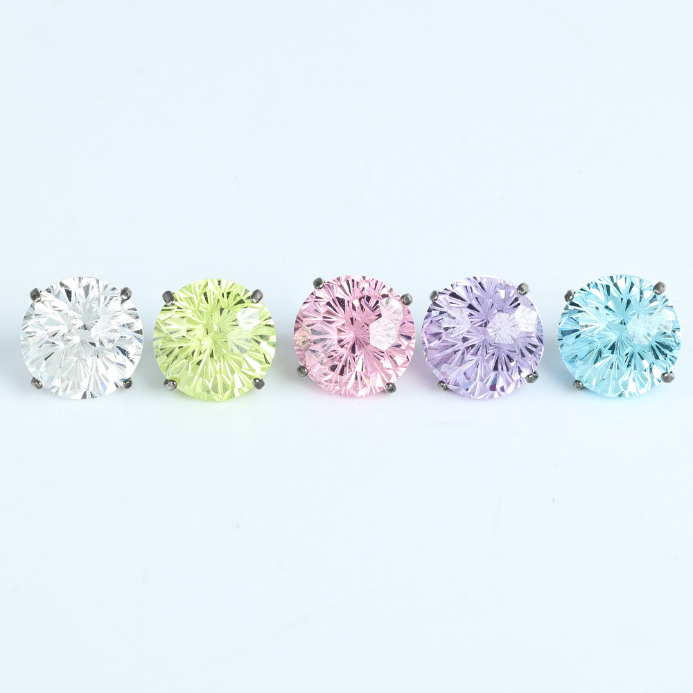 Zesen F136 Titanium Alloy Ear Nail Long Tooth 7A Fireworks Zirconium 6-8mm Ear Bone Nail Replacement Head G23 Lip Nail 0.9 Tooth detail image 9