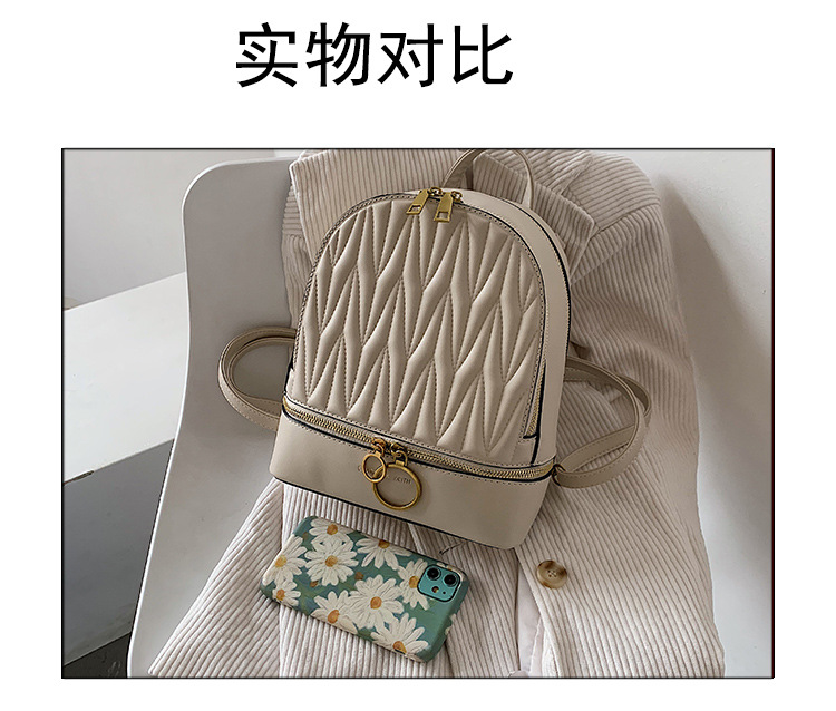 Fashion Geometric Solid Color Backpack Wholesale display picture 24