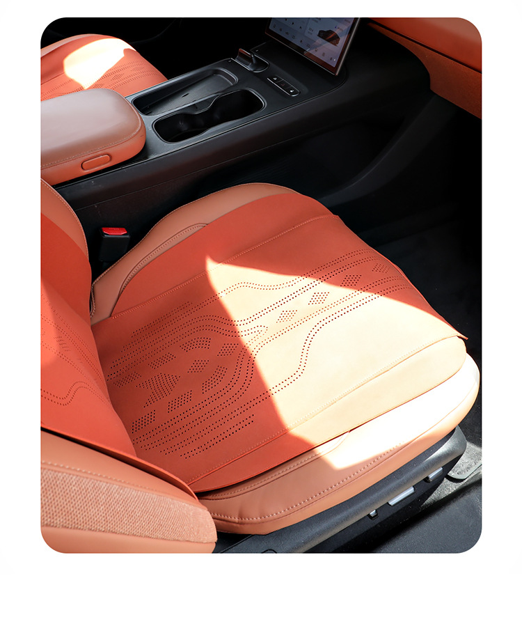 Weilai et5 special car seat cushion four seasons universal saddle cushion suede half bag ventilated ET5T seat cover cushion