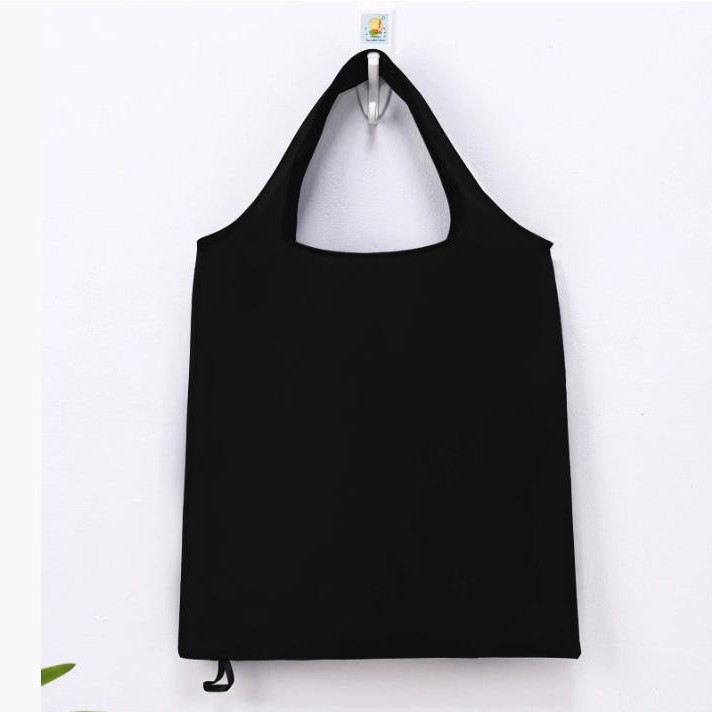 Bolsas de compras rectangulares de poliéster respetuosas con el medio ambiente plegables para recibir regalos promocionales de la comunidad publicitaria impresos en logo portátil